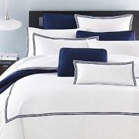 Exclusively at Bloomingdale's. Italian Percale by Hudson Park. This collection is a simple and elegant cotton percale with double rows of satin stitching. In 300-thread count. Made in Italy. Exclusively at Bloomingdale's. Italian Percale by Hudson Park. This collection is a simple and elegant cotton percale with double rows of satin stitching. In 300-thread count. Made in Italy.