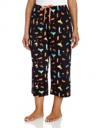 Hue Sleepwear Women's Plus-Size Plus Rainbow Cocktails Capri