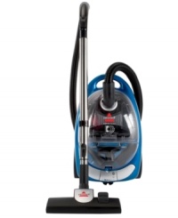 Clean up and don't worry about cleaning up after…your vacuum. This bagless cleaner features an easy empty dirt container that saves you time and practically maintains itself. Dual HEPA filters and cyclonic technology provide an efficient, deep clean on hard and soft flooring. 1-year limited warranty. Model 66T6-1. Clean up and don't worry about cleaning up after…your vacuum. This bagless cleaner features an easy empty dirt container that saves you time and practically maintains itself. Dual HEPA filters and cyclonic technology provide an efficient, deep clean on hard and soft flooring. 1-year limited warranty. Model 66T6-1.