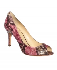 Pretty pink python. Ivanka Trump's Cleas pumps are a great day-to-night shoe with tons of texture. Pretty pink python. Ivanka Trump's Cleas pumps are a great day-to-night shoe with tons of texture.