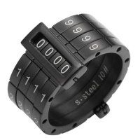 R&B Jewelry Unique Stainless Steel Spinner Combination Mens Ring Band 10mm Black (Available in Size 7, 8, 9, 10, 11, 12, 13) R&B Jewelry Unique Stainless Steel Spinner Combination Mens Ring Band 10mm Black (Available in Size 7, 8, 9, 10, 11, 12, 13)