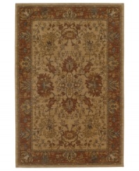 Brilliant old-fashioned floral motifs and vintage-inspired tones are intricately rendered here in the Bellingham area rug from Karastan. Made of rich New Zealand wool for durable composition and ultimate softness. Brilliant old-fashioned floral motifs and vintage-inspired tones are intricately rendered here in the Bellingham area rug from Karastan. Made of rich New Zealand wool for durable composition and ultimate softness.
