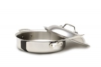 All Clad Stainless Steel 4-Quart Brown and Braise Pan All Clad Stainless Steel 4-Quart Brown and Braise Pan