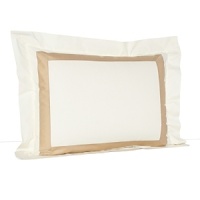 A classic sateen border trims this elegant shams by SFERRA, woven from super soft Egyptian cotton. A classic sateen border trims this elegant shams by SFERRA, woven from super soft Egyptian cotton.