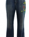 Lauren by Ralph Lauren Plus Size Tanya Embroidered-Dragon Jeans Essex 20W