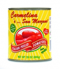 Carmelina 'e San Marzano Italian Peeled Tomatoes in Puree , 28-Ounce Cans (Pack of 12) Carmelina 'e San Marzano Italian Peeled Tomatoes in Puree , 28-Ounce Cans (Pack of 12)