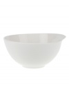 In one fluid motion this round vegetable bowl forms a conversation piece for your tabletop. The organic shape and modern design lend your decor a touch of chic style.