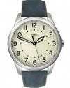 Timex Men's T2N757 Weekender Casual Navy Leather Strap Watch