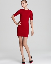 DIANE von FURSTENBERG works the season's athletic inspiration with this sporty-chic dress, cut from super-stretchy jersey. DIANE von FURSTENBERG works the season's athletic inspiration with this sporty-chic dress, cut from super-stretchy jersey.