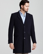 The Men's Store At Bloomingdale's Three-Button Overcoat