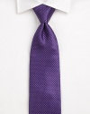 Mini circle pattern accents this beautifully crafted Italian silk tie.About 3½ wideSilkDry cleanMade in Italy