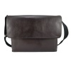 Jack Spade Men's Grain Leather Computer Field Bag, Chocolate