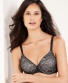 Naturally sexy. With a gentle shaping effect, this lace T-shirt bra by Chantelle offers full-coverage support with plenty of style. Style #3781