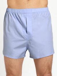 EXCLUSIVELY OURS. Soft, mercerized cotton with a trim, comfortable fit. Elastic waistband Machine wash Imported EXCLUSIVELY OURS. Soft, mercerized cotton with a trim, comfortable fit. Elastic waistband Machine wash Imported