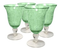 Artland Iris Footed Ice Tea, 18-Ounce, Light Green, Set of 4 Artland Iris Footed Ice Tea, 18-Ounce, Light Green, Set of 4
