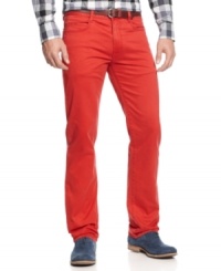 Rock your SUPERSTAR status in this super hot colored denim by Joe's. Rock your SUPERSTAR status in this super hot colored denim by Joe's.