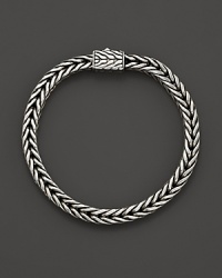 Sterling silver square links form a bold, sophisticated bracelet. By John Hardy. Sterling silver square links form a bold, sophisticated bracelet. By John Hardy.