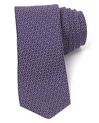 Unusual pattern, rich color, a skinny silhouette - this tie will make a strikingly statement with your suit. Unusual pattern, rich color, a skinny silhouette - this tie will make a strikingly statement with your suit.