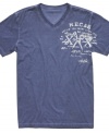 Why wear white when you can rock some cool color with this t-shirt from Marc Ecko Cut & Sew.