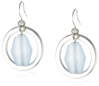 Kenneth Cole New York Urban Sea Glass Faceted Bead Orbital Drop Earrings