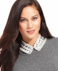 Grace Kelly or the girl next door. Whichever look you like, this gorgeous gemstone-embellished collar from Collection XIIX will help create a commotion. Grace Kelly or the girl next door. Whichever look you like, this gorgeous gemstone-embellished collar from Collection XIIX will help create a commotion.