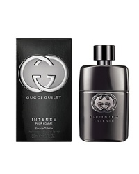 The spirit that Gucci Guilty Intense man unleashes is intoxicating. His power resides in knowing that power is a game; a game he is ready to play. Gucci Guilty Intense is an arresting eau de toilette: a contemporary fougère that provokes as it seduces. The spirit that Gucci Guilty Intense man unleashes is intoxicating. His power resides in knowing that power is a game; a game he is ready to play. Gucci Guilty Intense is an arresting eau de toilette: a contemporary fougère that provokes as it seduces.