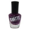 L.A. Girl Matte Flat Finish Nail Lacquer Polish Plum NL535