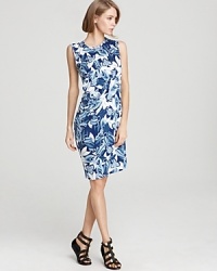 Thakoon Addition Dress - Orchid Print Asymmetric