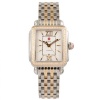 Michele Women's 'Deco' Diamond Two-tone Stainless Steel Watch