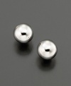 A classic look that works for weekends and days in the office too! 14k white gold studs measure 6 mm.