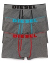 Stock up on your everyday essentials with these comfortable and supportive boxer trunks from Diesel.