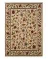Featuring alluring florals that rival the beauty of antique botanical paintings, the Yorkville area rug boasts impeccable design. A refined low pile height makes for the perfect finishing touch to any room decor. (Clearance)