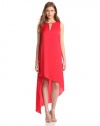 BCBGMAXAZRIA Women's Willow Asymmetrical Hem Tank Dress