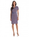 Anne Klein Women's Flag Print Belted Dress