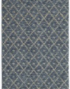 Karastan Woven Impressions Diamond Ikat - Indigo 3'8 X 5'