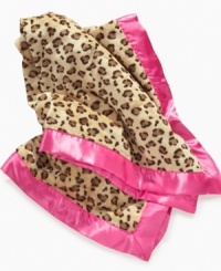 Time to accessorize. Keep her fashionable even when she's cuddled up with this darling reversible blanket from First Impressions. Time to accessorize. Keep her fashionable even when she's cuddled up with this darling reversible blanket from First Impressions.