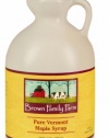 Brown Family Farms Pure Maple Syrup, Medium Amber, Vermont, 32-Ounce