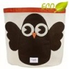 3 Sprouts Organic Storage Bin, Brown Owl