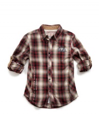 GUESS Kids Boys Big Boy Bedford Plaid Shirt, PLAID (8/10) GUESS Kids Boys Big Boy Bedford Plaid Shirt, PLAID (8/10)
