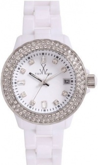 Toy Watch Plasteramic White Crystal Women's watch #PCS22WH Toy Watch Plasteramic White Crystal Women's watch #PCS22WH
