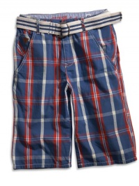 GUESS Kids Boys Big Boy Plaid Belted Shorts, PLAID (12) GUESS Kids Boys Big Boy Plaid Belted Shorts, PLAID (12)