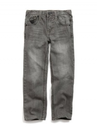 GUESS Kids Boys Little Boy Lincoln Jeans - Stack Wash, GREY (3T) GUESS Kids Boys Little Boy Lincoln Jeans - Stack Wash, GREY (3T)