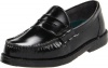 Hush Puppies Lincoln Loafer (Little Kid/Big Kid),Black,13 M Little Kid