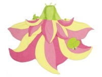 Kidorable Lotus Infant Towel, Yellow, 0-3 Years Kidorable Lotus Infant Towel, Yellow, 0-3 Years