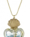 Betsey Johnson Sea Excursion Heart Bottle Pendant Long Necklace