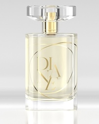 Introducing Diane Von Furstenberg's newest creation: Diane a floral woody scent that combines the Mastery of the Frangipani Flower with the Softness of Violet Leaves. This Modern floral Woody fragrance is composed of top notes of Pink Peppercorn and White Freesia, heart notes of Violet Flower and Frangipani Flower and base notes of Patchouli, Myrrh and Musk. Introducing Diane Von Furstenberg's newest creation: Diane a floral woody scent that combines the Mastery of the Frangipani Flower with the Softness of Violet Leaves. This Modern floral Woody fragrance is composed of top notes of Pink Peppercorn and White Freesia, heart notes of Violet Flower and Frangipani Flower and base notes of Patchouli, Myrrh and Musk.
