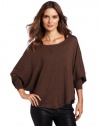 Joie Women's Christelle Sweater, Heather Warm Chestnut, Medium