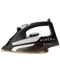 Aim for perfection. With over 600 steam holes on a Resilium™ soleplate, this iron packs a powerful punch, blasting away tough wrinkles and creases with shot after shot of steam. The PerfectTip™ design makes it easy to reach challenging areas, like between buttons, inside shirt pockets and under collars. Aim for perfection. With over 600 steam holes on a Resilium™ soleplate, this iron packs a powerful punch, blasting away tough wrinkles and creases with shot after shot of steam. The PerfectTip™ design makes it easy to reach challenging areas, like between buttons, inside shirt pockets and under collars.