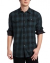 Van Heusen Men's Shadow Plaid Wovens Shirt