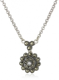 Judith Jack Starlight Sterling Silver and Marcasite Mini Pendant Necklace Judith Jack Starlight Sterling Silver and Marcasite Mini Pendant Necklace